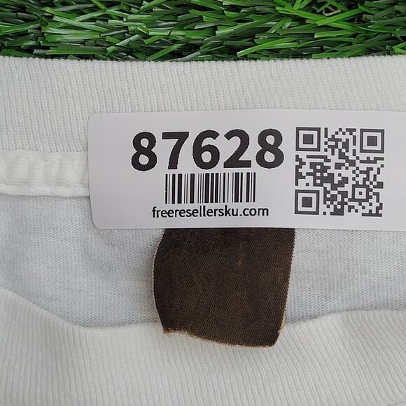 Vintage 1983 Zoo Gallery Zebra Art Shirt Medium 20x27 White - Picture 7 of 16